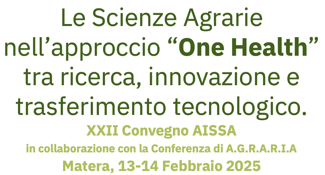 Le Scienze Agrarie nell’approccio “One Health” tra ricerca, innovazione e trasferimento tecnologico